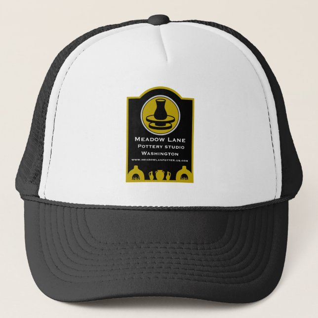 Ceramic Studio Potter Business Promotion Trucker Hat (Front)