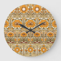 Ceramic Tile: Art Nouveau Style.