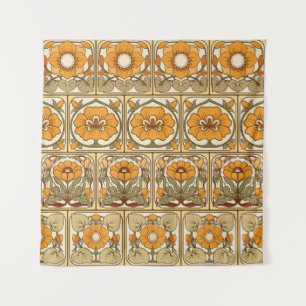 Ceramic Tile: Art Nouveau Style. Tapestry