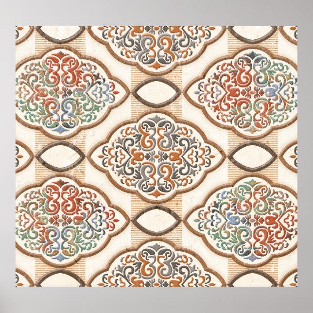 Ceramic Tile: Artistic Wall Decor (Front)