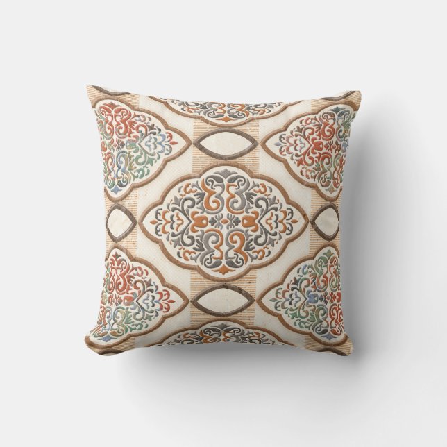 Ceramic Tile: Artistic Wall Decor Cushion (Front)