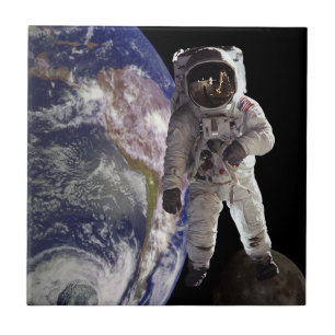 Ceramic Tile Astronaut