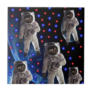Ceramic Tile Astronaut