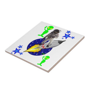 Ceramic Tile Astronaut