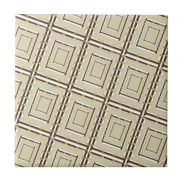 Ceramic Tile Beige Brown (Front)