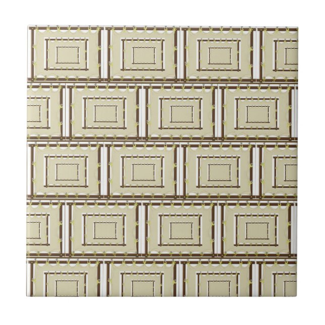 Ceramic Tile Beige Brown (Front)