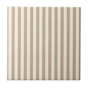 Ceramic Tile Beige Stripe