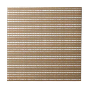 Ceramic Tile Beige Stripe