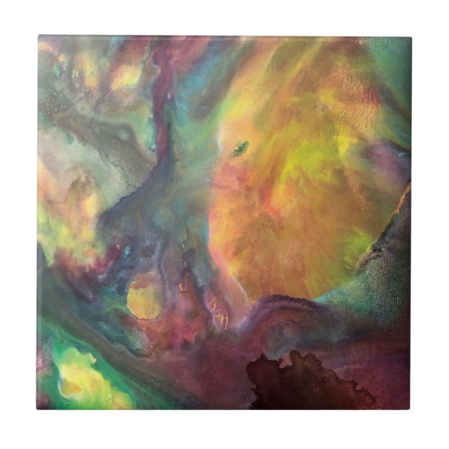 Ceramic Tile by Johnson Abstract Art (Front)