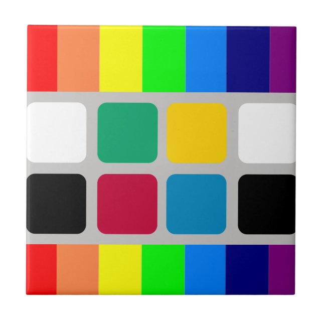 Ceramic Tile Colourful Colours (Front)