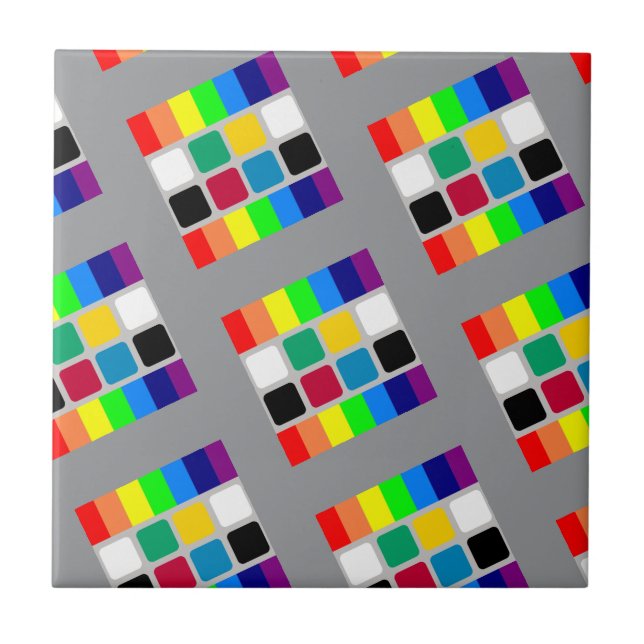 Ceramic Tile Colourful Colours (Front)