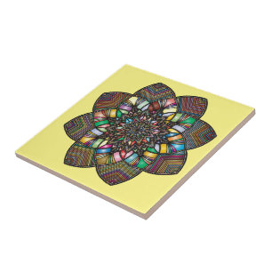 Ceramic Tile Colourful Mandala