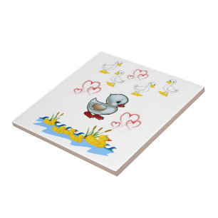 Ceramic Tile Duck