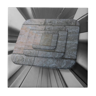 Ceramic Tile Grey Stripe