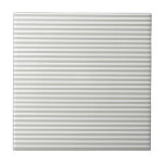 Ceramic Tile Grey & White Stripe<br><div class="desc">Ceramic Tile Something for everyone offers customized personalized tiles especially designed to enhance the beauty of your home. This uniquely designed tile guarantees a beautiful finish to all your home decor tile designs. While you are here already you may want to view other related bathroom items such as, shower curtain...</div>