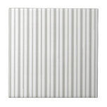 Ceramic Tile Grey & White Stripe Square<br><div class="desc">Ceramic Tile Something for everyone offers customized personalized tiles especially designed to enhance the beauty of your home. This uniquely designed tile guarantees a beautiful finish to all your home decor tile designs. While you are here already you may want to view other related bathroom items such as, shower curtain...</div>