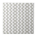 Ceramic Tile Grey & White Stripe Square<br><div class="desc">Ceramic Tile Something for everyone offers customised personalised tiles especially designed to enhance the beauty of your home. This uniquely designed tile guarantees a beautiful finish to all your home decor tile designs. While you are here already you may want to view other related bathroom items such as, shower curtain...</div>