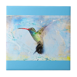 Ceramic tile Hummingbird