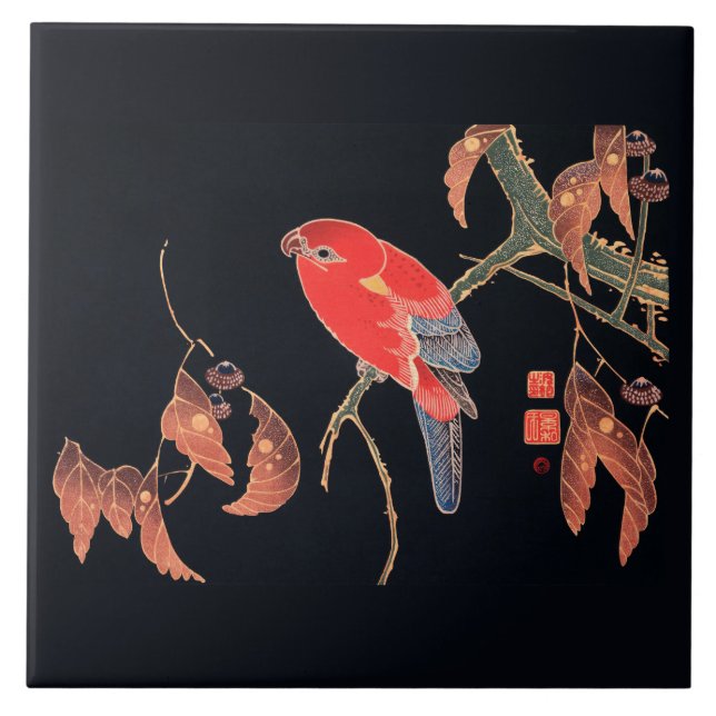 CERAMIC TILE : JAPANESE WOODBLOCK : ITÖ JUKUCHŪ (Front)