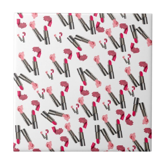 Ceramic Tile Lipstick Makeup (Front)