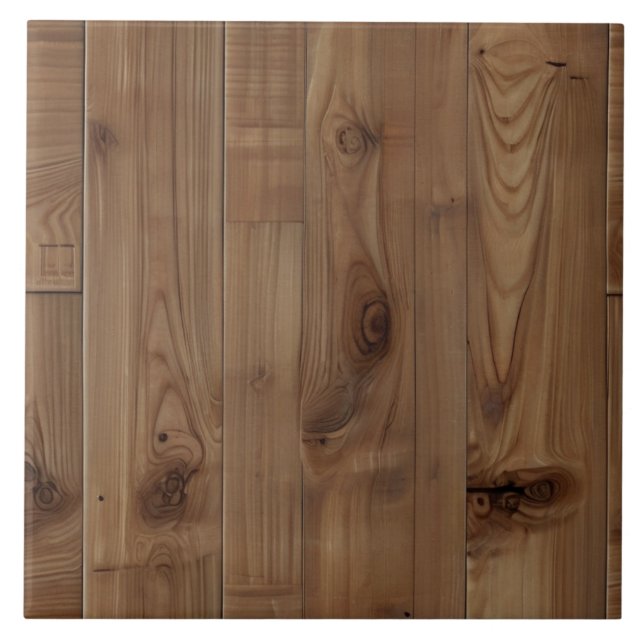 Ceramic Tile Looks like Wood grain faux planks (Front)