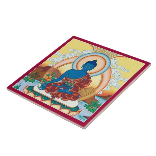 CERAMIC TILE- Medicine Buddha - The Healing Master Tile (Side)
