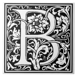 Ceramic Tile - Monogram Letter B