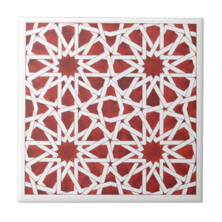 Ceramic tile Moroccan mosaic red