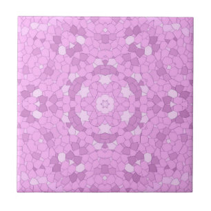 Ceramic Tile pink mosaic