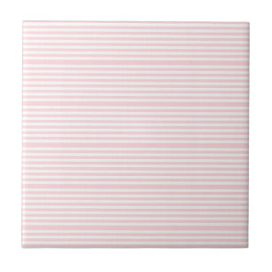 Ceramic Tile Pink Stripe 