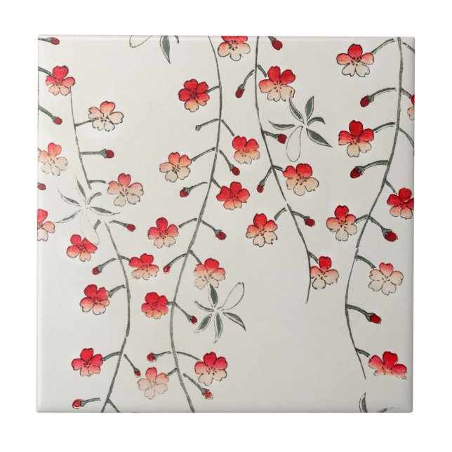 CERAMIC TILE : SEITEI : CHERRY BLOSSOMS (Front)