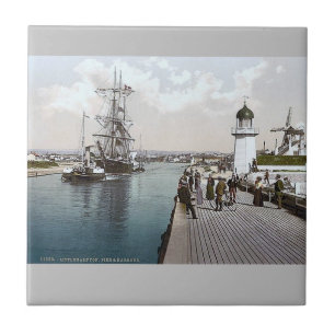 Ceramic Tile, Small (4.25" x 4.25") Little Hampton Tile