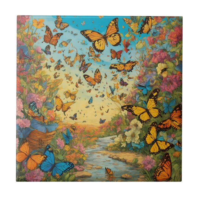 Ceramic Tile, Small (4.25" x 4.25") Tile (Front)