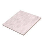 Ceramic Tile Stripe Pink & White Stripe<br><div class="desc">Ceramic Tile Something for everyone offers customized personalized tiles especially designed to enhance the beauty of your home. This uniquely designed tile guarantees a beautiful finish to all your home decor tile designs. While you are here already you may want to view other related bathroom items such as, shower curtain...</div>