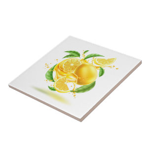 Ceramic Tile/Trivet-Lemons Ceramic Tile