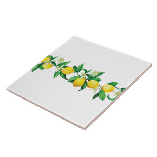 Ceramic Tile/Trivet-Lemons Ceramic Tile