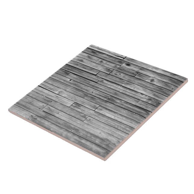Ceramic Tile - Weathered Barn Wood (Side)