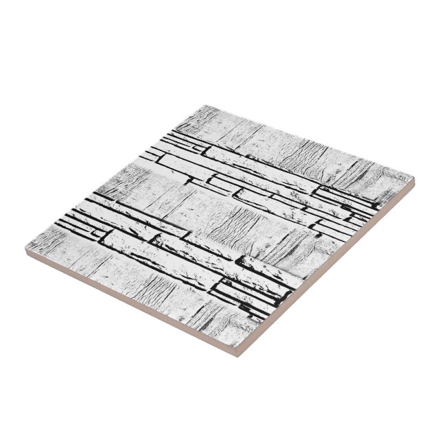 Ceramic Tile White Brick (Side)