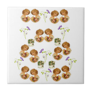 Ceramic Tile White Victorian