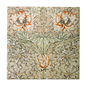 CERAMIC TILE : WILLIAM MORRIS : HONEYSUCKLE