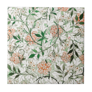 CERAMIC TILE : WILLIAM MORRIS : JASMINE