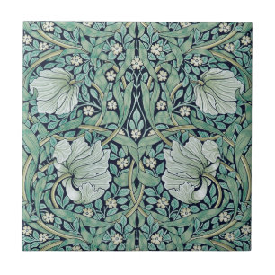 CERAMIC TILE ; WILLIAM MORRIS : PIMPERNEL