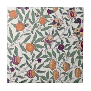 CERAMIC TILE ; WILLIAM MORRIS : POMEGRANATES