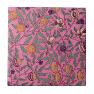 CERAMIC TILE ; WILLIAM MORRIS : POMEGRANATES