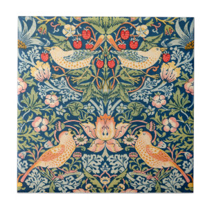 CERAMIC TILE : WILLIAM MORRIS : STRAWBERRY THIEVES