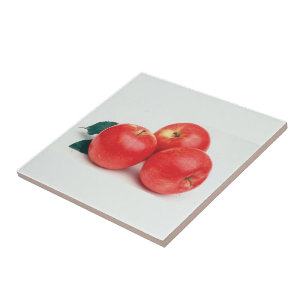 Ceramic Tile with Apple Image