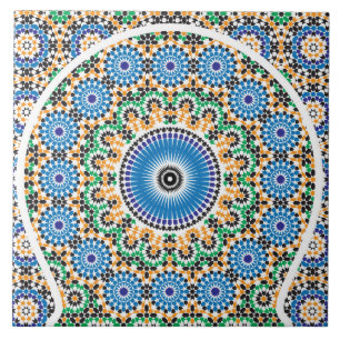 ceramic tile with mosaic