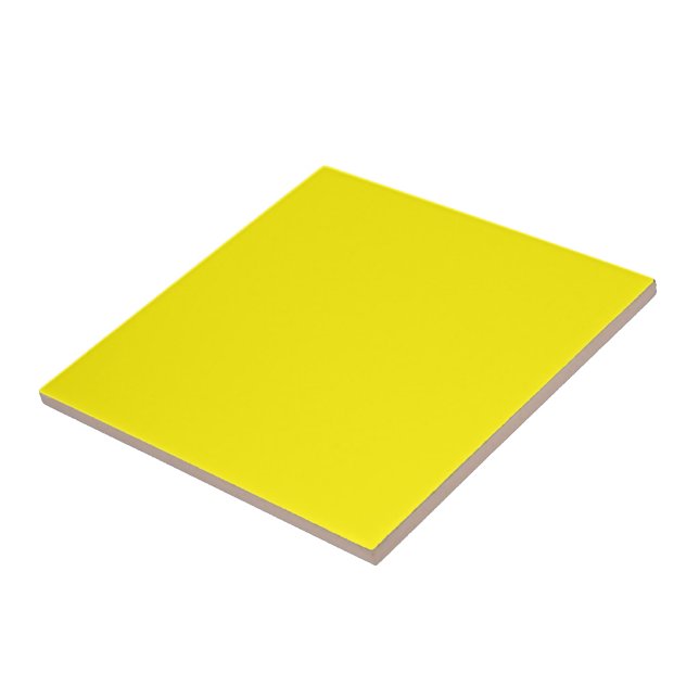 Ceramic Tile Yellow (Side)
