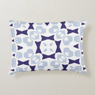 Ceramic tiles azulejo portugal. Vintage seamless p Decorative Cushion