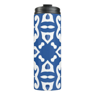 Ceramic tiles azulejo portugal Vintage tubes Thermal Tumbler